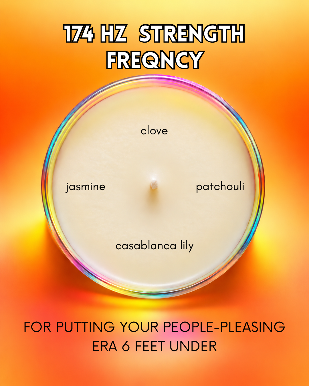 174 HZ - STRENGTH CANDLE