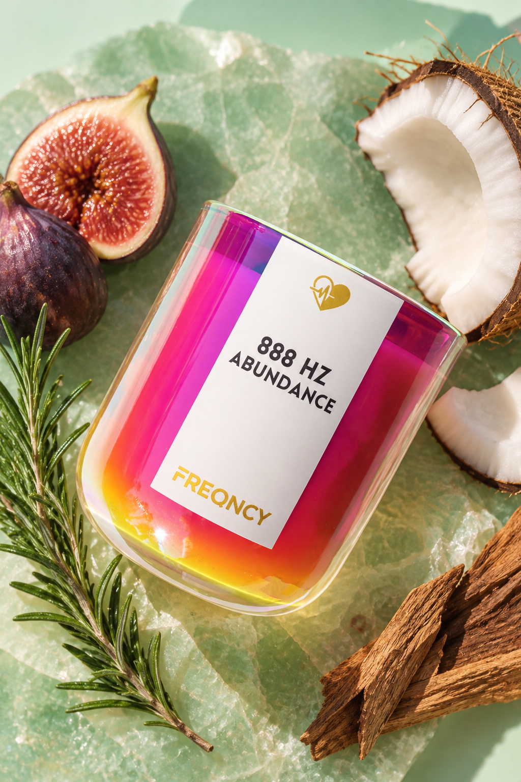 888 HZ - ABUNDANCE CANDLE